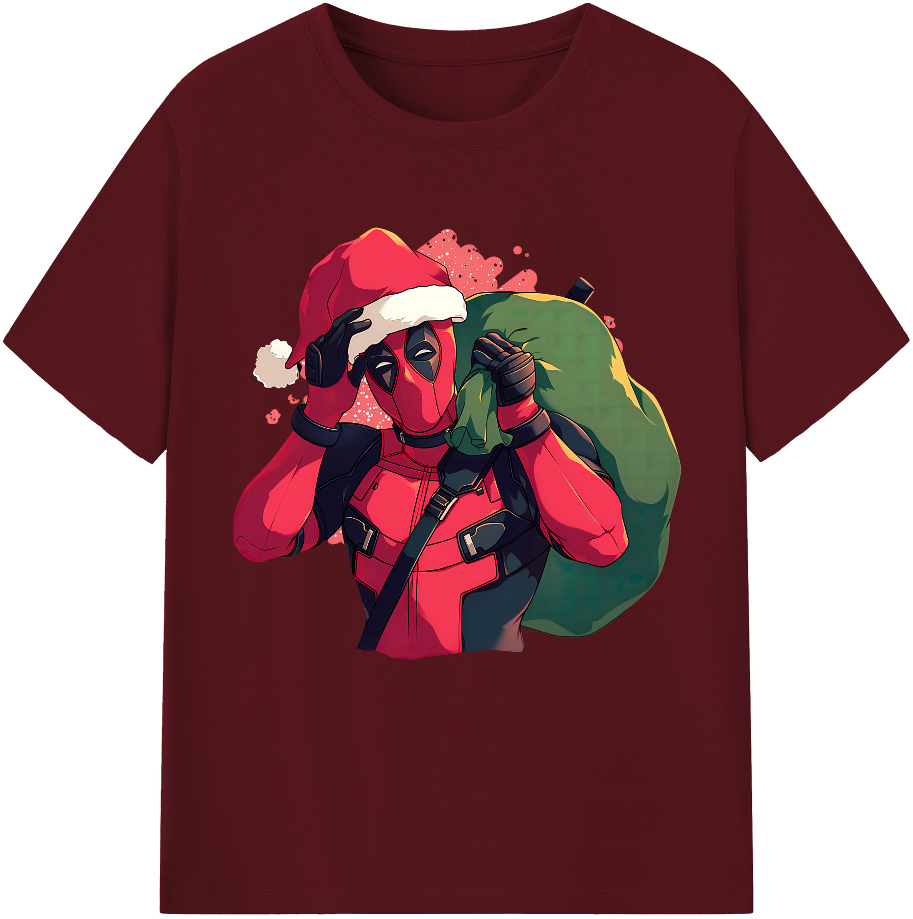 （画像用） Deadpool デッドプール 綿100％半袖Tシャツ（フロントプリント）
